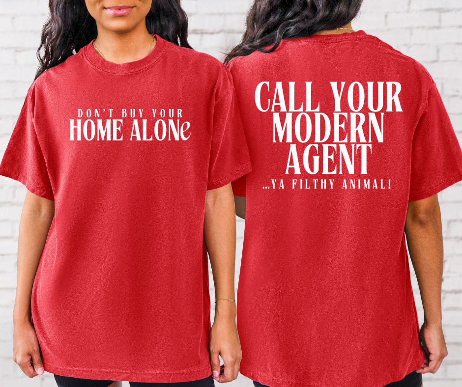 Home Alone Tee Front and Back