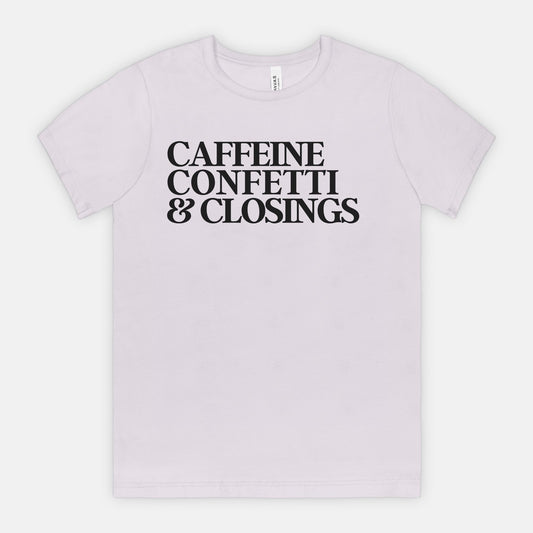 Caffeine Brand Menu Tee