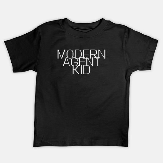 Modern Agent Kid Toddler Tee Black