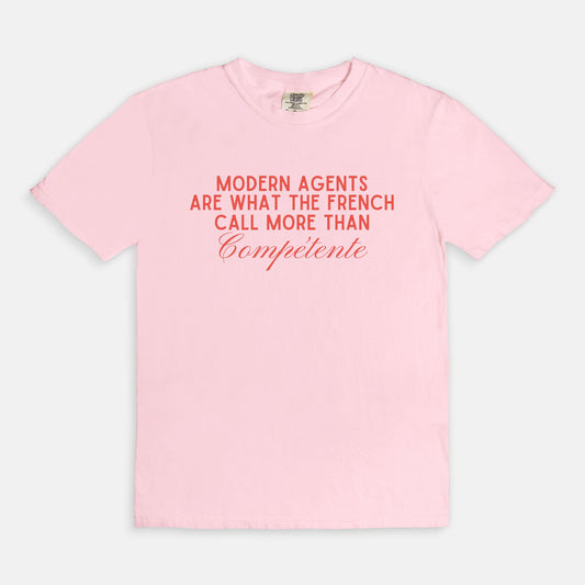 Modern Agent in French Tee