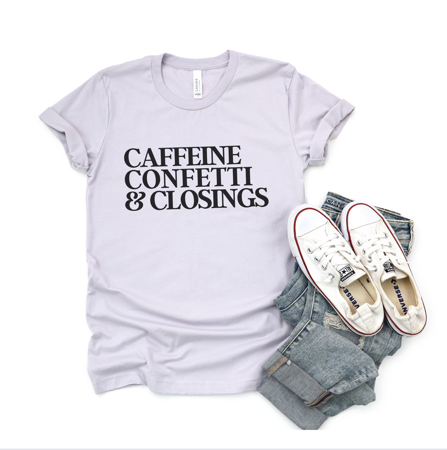 Caffeine Brand Menu Tee