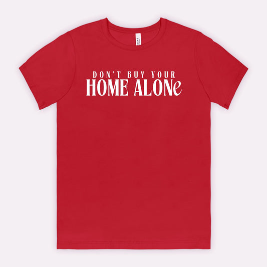 Home Alone Tee Front and Back