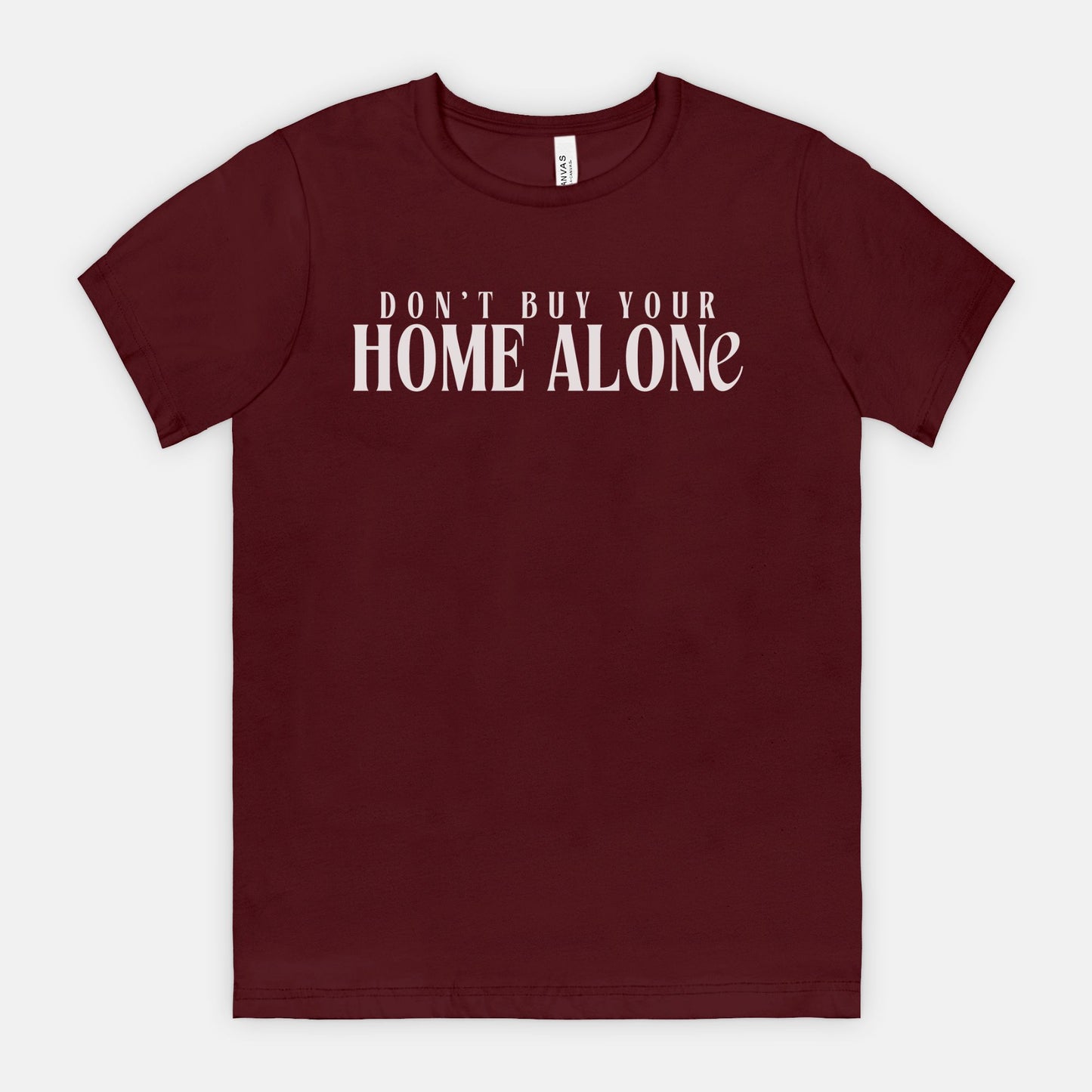 Home Alone Tee Front and Back
